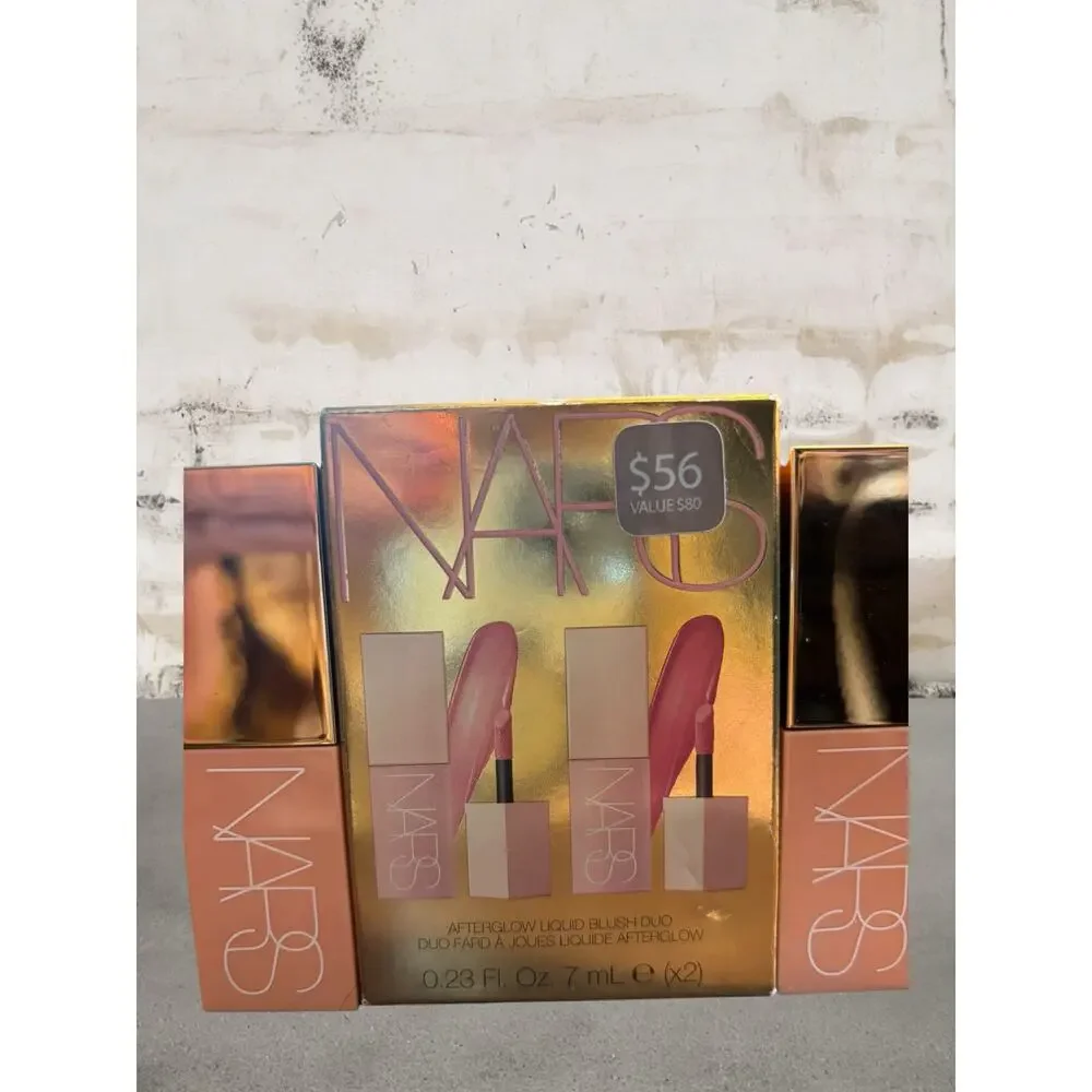 NARS $56 MSRP Mini Afterglow Liquid Blush Duo NIB